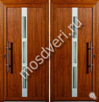 Входная дверь МДФ со стеклянными вставками - купить от производителя Мосдвери Входная дверь МДФ со стеклянными вставками